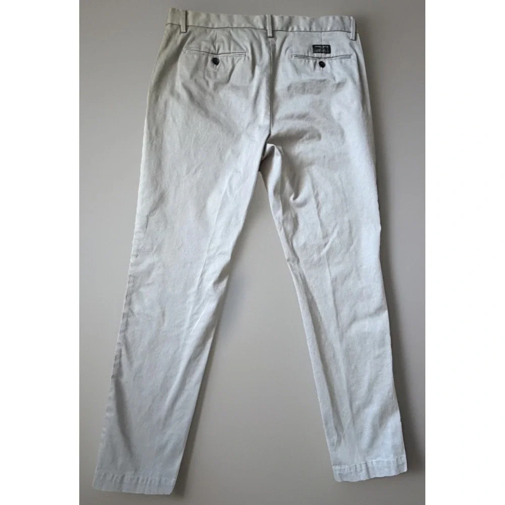 Banana Republic Chino Dress Pants Trousers Lightweight Gray Men's 36x34 JBHS